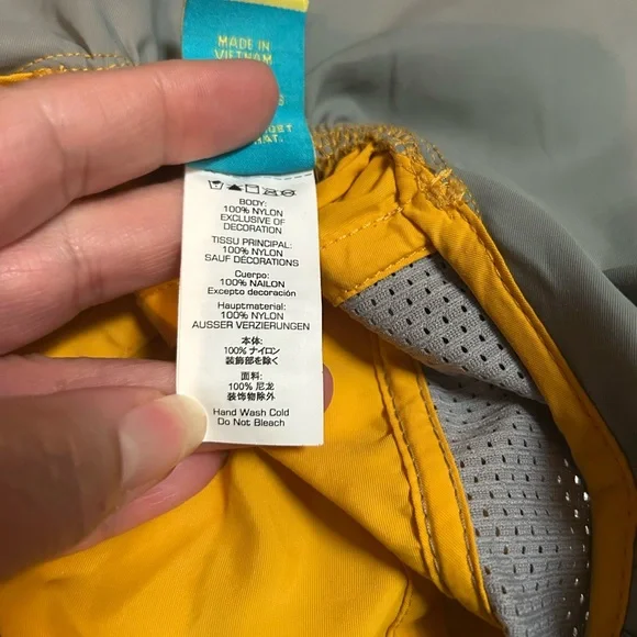 Sundry Vibrant Yellow and Soft Gray kids sun hat euc - Picture 7 of 9